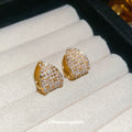 Crystal And Pearl Huggie Hoop Earrings Statement Jewelry view 4