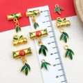 Matte Gold-Tone Bamboo Metal Charms with 6 Listed Options view 4
