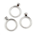 Open Round Round Pendant Bezel Blank for Cabochon Craft view 4