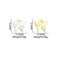 Crystal-Accented Gold Silver Butterfly Alloy Charms in 2 Styles view 2