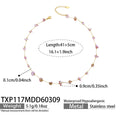 Gold Chain Colorful Stone Chip Necklaces And Bracelets view 7