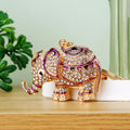 Jeweled Elephant Keychains with Fortune Cords and Loose Heart Loops view 8