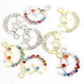 Rhinestone Moon and Star Pendant Charms in Four Styles view 5