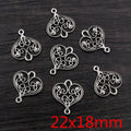 Antique Silver Filigree Multi Loop Earring Connectors view 3
