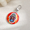 Orange Heart Hamsa