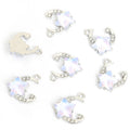 Opalescent Star and Moon Charms in Six Colors and Two Tones view 11