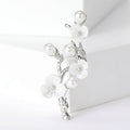 Pearl Plum Blossom Branch Brooch Pin Gold Silver 2 Colors view 7