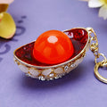 Moonstone Ingot Keychains in Multicolor and White Stone Treatments view 4