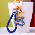 Fortune Totem Dragon Keychains in Four Colors with Braided and Clasp Free Loops view 10
