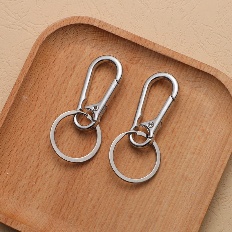 Metal Carabiner Keychain for Belt Loop and Motorcycle Keys