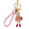 Jeweled Cinderella High Heel Keychains with Braided Wrist Loops view 5