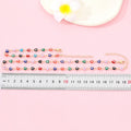 Multicolor Heart Evil Eye Gold Chain Bracelet Necklace view 4
