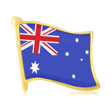 Australia Flag Enamel Lapel Pin Brooch for Jackets Scarves and Lapels