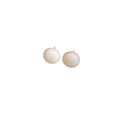 Glossy Round Bead Stud Earrings in Seven Bright Colors view 5