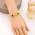 Daisy Flower Necklace and Earring Colorful Jewelry Sets view 4