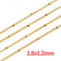 Gold Tone Metal Jewelry Chains in Twenty Four Link Styles view 10