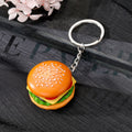 Realistic Miniature Fast Food and Sushi Split Ring Keychains view 5