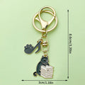 Piano and Music Note Charm Keychains in 27 Pictured Variations for Bags and Keys view 4