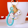 Sky-Blue-Fortune Rocking-Horse