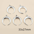 Open Star And Crescent Charms Jewelry Making Components view 9