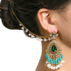 Green Teardrop Chain