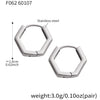 Steel Hex Hoops