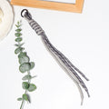 Braided Stripe Cord Tassel Keychain Bag Hang Strap view 10