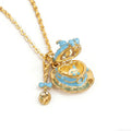 Hinged Teacup Pendant Necklaces And Two Tone Rings view 6