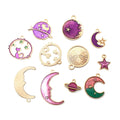Antique Silver Moon and Sun Metal Charms with 11 Listed Options view 11