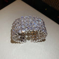 Rhinestone Open Cuff and Lattice Bracelets 5 Styles view 2