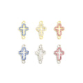 Pastel Crystal Cross Connector Collection for Jewelry Making view 3