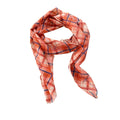 Plaid and Floral Narrow Neck Scarves in Three Colorways view 5