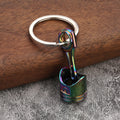 Metal Engine Piston Keychain Available in Five Color Styles view 3