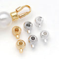 Rounded Metal End Caps in Two Shapes and Three Color Finishes view 1