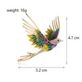 Bird Enamel Metal Brooch Pin for Jackets and Lapels view 2