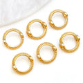 Silver-Tone Bead Frame Metal Charms with 9 Listed Options view 7