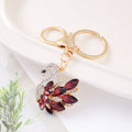 Rhinestone Swan Keychain Metal Crystal Wing Bird Bag Charm view 9