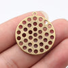 Antique Bronze 33x30mm