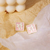 Pink Bow Square