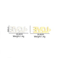 Crystal LOVE Letter Charms in Gold and Silver Tone Finishes view 3