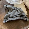 Black Gingham Scarf