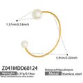 Freshwater Pearl Open Cuff Bangle Multi Style Finishes view 10
