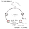Pink Steel Bracelet