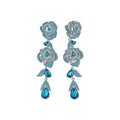 Blue Floral Statement Jewelry Collection With Six Designs view 5