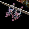 Crystal Butterfly Circle Jewelry Collection with Reflective Details view 12
