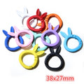 Mixed Color Wrapped Split Ring Components in Six Shapes view 8