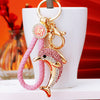 Pink-Fortune-Strap Pink Jeweled-Dolphin