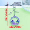 Headphone Charm Keychains in 25 Pictured Variations for Bags and Keys view 6