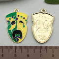Assorted Pack Colorful Masquerade Mask Metal Charms with 18 Listed Options view 11