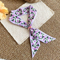 Printed Fabric Scarf Necklaces in Eight Colorful Patterns view 6